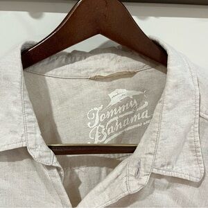 Tommy Bahama white linen shirt